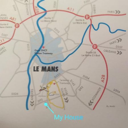 Chambres Le Mans 24 Heures Arnage Esterno foto